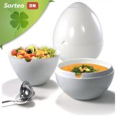 Sorteo de una ensaladera de diseño, de porcelana, 3 en 1 marca OVUM