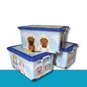 Caja Grande de Ordenación con Ilustraciones de los 8 Gigantes de Pamplona