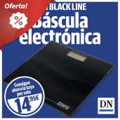 Descubre la Oferta Exclusiva con Diario de Navarra: ¡Báscula Electrónica DHG Black Line por Solo 14,95 € hasta el 8 de Febrero
