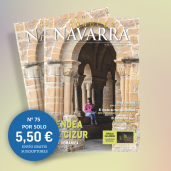 Descubre el patrimonio románico de la Cendea de Cizur, 5 cascadas ocultas, rutas misteriosas para Halloween y el arte de Marijose Recalde en el nº76 de Conocer Navarra.