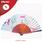 ABANICO FLORES CHINAS