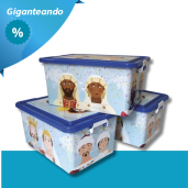 Caja Grande de Ordenaci&oacute;n con Ilustraciones de los 8 Gigantes de Pamplona