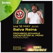 Sorteo de 3 entradas dobles para el espect&aacute;culo "Prohibido echarle cacahuetes al mono"