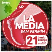 Sorteo 4 dorsales para La Media San Fermín 2026
