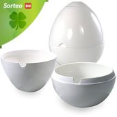 Sorteo de una ensaladera de diseño, de porcelana, 3 en 1 marca OVUM