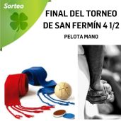 Sorteo 3 entradas dobles para cuatro y medio de pelota a mano 