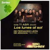 Sorteo de 3 entradas dobles para teatro "Los lunes al sol"