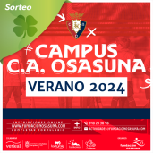Sorteo de 2 plazas Campus de Fútbol Fundación Osasuna24