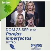 Sorteo de 3 entradas dobles para "Parejas imperfectas"