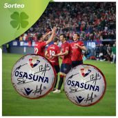 Sorteo de 2 balones firmados por el C.A. Osasuna