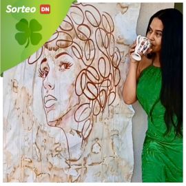 Sorteo de un cuadro de la artista DELIA IZABEL ART, la pintora del café