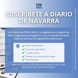 Edición Digital Diario de Navarra (Anual) + Ciberseguro de regalo