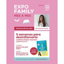 Presentación del libro '5 semanas para desinflamarte' de Blanca García-Orea Haro