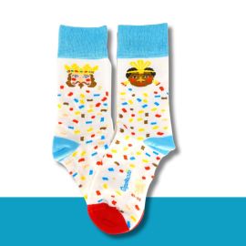 Calcetines de los gigantes de Pamplona Joshemiguelrico y Braulia