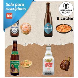 SORTEO de 15 plazas dobles para CATA de cervezas internacionales con maridaje de platos tradicionales de la mano de E. LECLERC