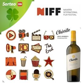 Sorteo de 15 plazas dobles para disfrutar de una charla sobre cine del NIFF, maridada con una cata de vino Chivite FINCA LEGARDETA  Chardonnay 2024