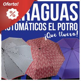Consigue con Diario de  Navarra esta colección de cuatro  paraguas “ El Potro”  añadiendo a la cesta o Cada sábado una nueva entrega en tu Punto de venta  por tan solo 9,95 € la unidad .