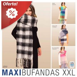 Comprar bufandas de mujer en pamplona xxl de colores - bufandas el potro 