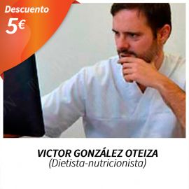 Dietista-Nutricionista Víctor González Oteiza - 5€ de Descuento