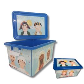 Caja Grande de Ordenación con Ilustraciones de los 8 Gigantes de Pamplona