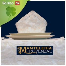 Sorteo de un lote de una mantelería provenzal y dos copas conmemorativas