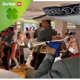 Sorteo de una cena de MENÚ SANFERMÍN con mariachis para dos personas en el Restaurante Europa 