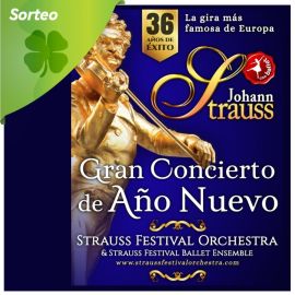 Sorteo de dos entradas dobles para el concierto de Año Nuevo