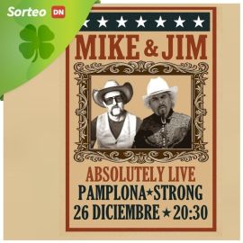 Sorteo 10 entradas dobles + consumición para concierto de MIKE & JIM en el bar Strong