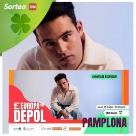Sorteo de 2 invitaciones dobles para el concierto showcase exclusivo del cantante DePol en Indara