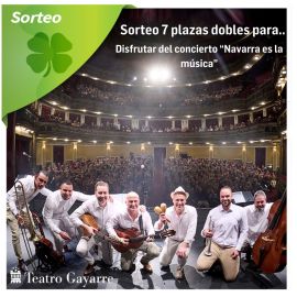 SORTEO entradas para concierto NAVARRA ES LA MÚSICA 