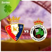 Sorteo de 2 entradas dobles para el partido Osasuna vs Racing de Santander
