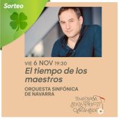 Sorteo entradas concierto Orquesta Sinfónica de Navarra