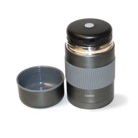 Termo Castey de 1000 ml. Mantén tu comida caliente o fría durante horas Fabricado en acero inoxidable, es seguro, resistente y libre de BPA. Ideal para transportar tus comidas en la oficina, excursiones o cualquier actividad al aire libre.
