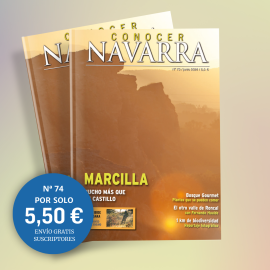 MARCILLA: Protagoniza no solo el reportaje principal, sino una evocadora y quizá poco habitual portada que recoge la luz del verano y ya nos anuncia que esta villa es mucho más que un castillo