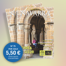 Descubre el patrimonio románico de la Cendea de Cizur, 5 cascadas ocultas, rutas misteriosas para Halloween y el arte de Marijose Recalde en el nº76 de Conocer Navarra.