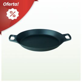 Paellera Coral de 32cm
CasteY
Material: Aluminio fundido
Interior: 2 layers nonstick black coating (PFLUON)
Exterior: hest resistant black coating
Superficie: full induction
Válida para todo tipo de fuegos, incluido inducción.