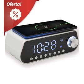 Radio Reloj Altavoz, cargador, Eurofest FD0096